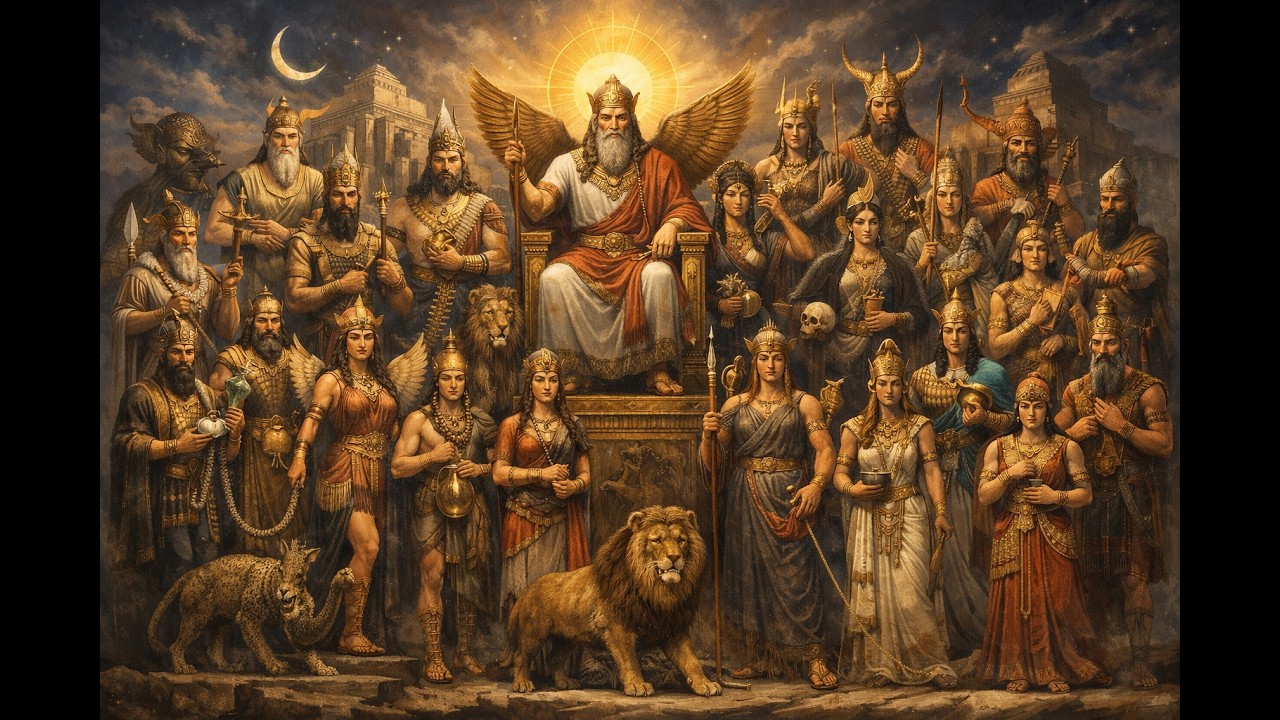 ✨ Объединение с 37 шумерскими богами — древние молитвы силы, защиты и очищения (шумерский язык)