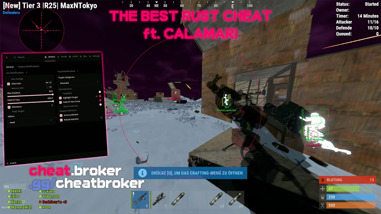 Is this the BEST Rust CHEAT on the Market? | ft. Calamari - YouTube