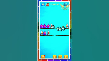 Bird Sort Puzzle / level 41 #sanjustories #games #Birdsortpuzzle #shorts