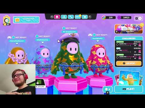 so many falling guys! - fall guys with silly people