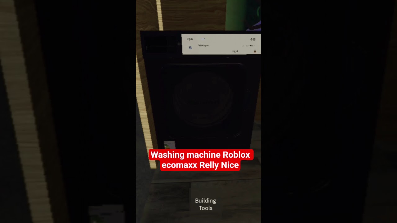 Roblox washer Ecomaxx 