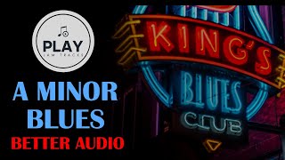 A minor Blues Guitar Backing - BB King Style - IMPROVED AUDIO chords