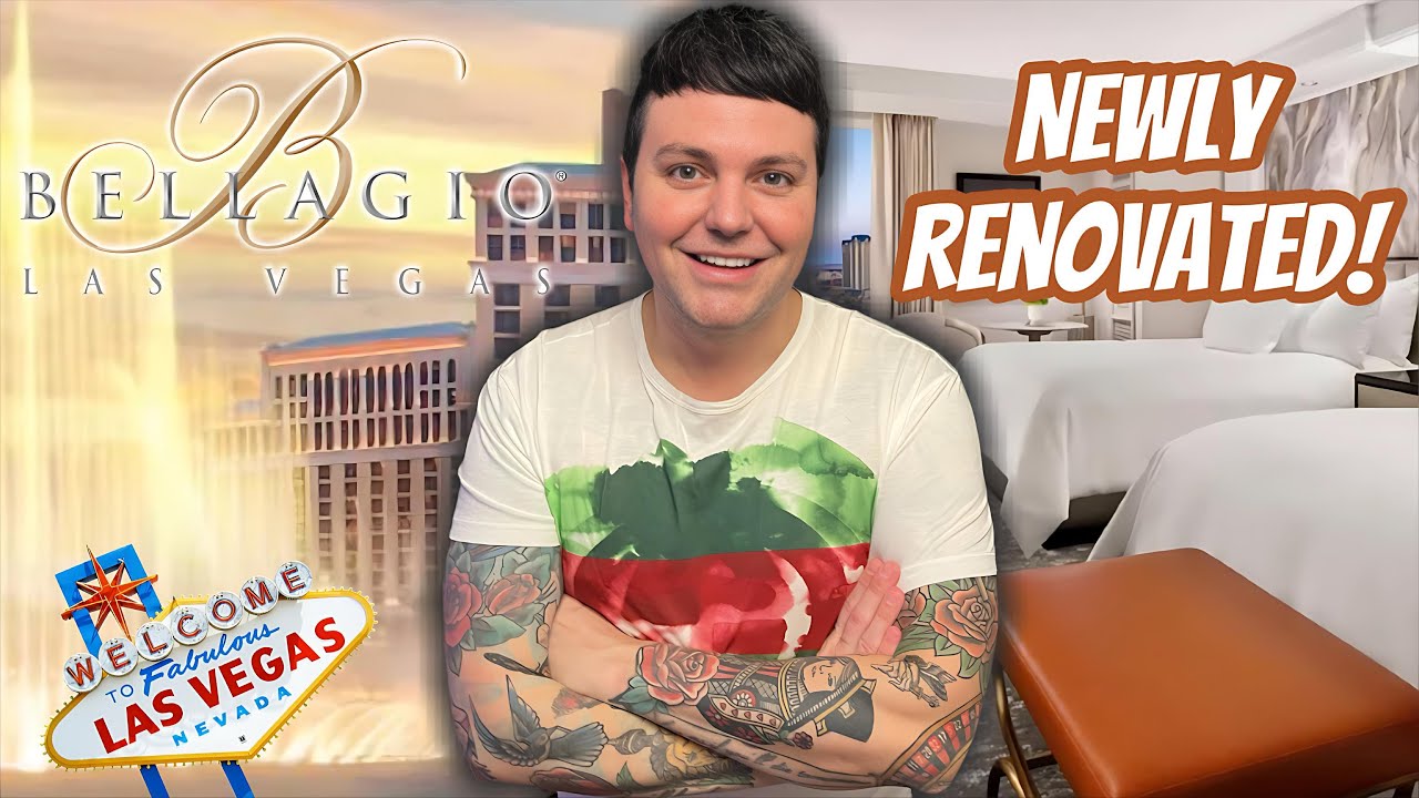 Тур по новому отремонтированному номеру Premier Spa в Bellagio Las Vegas (обзор номера с двумя кр...