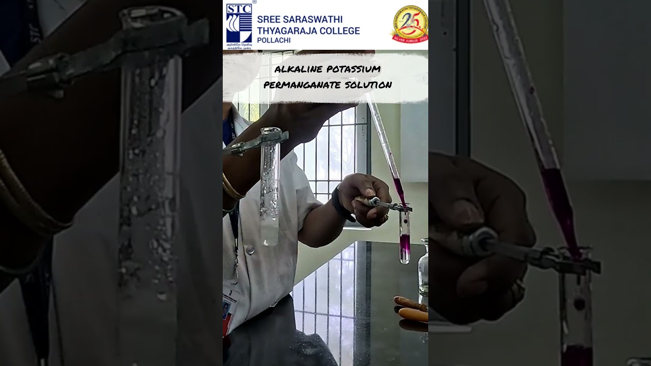 Test for Saturated / unsaturated compound  