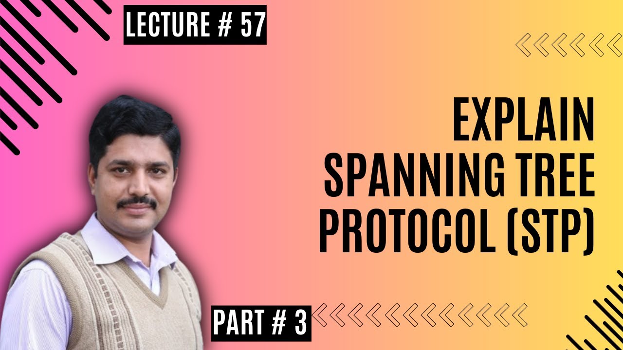 EXPLAIN SPANNING TREE PROTOCOL (STP) | PART # 3 | LECTURE # 57 - YouTube