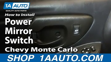 How To Replace Power Mirror Switch 00-05 Chevy Monte Carlo