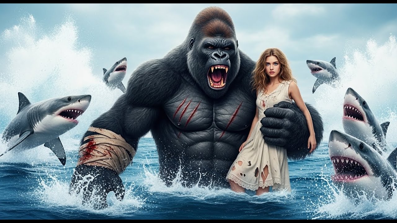 King Kong and Beauty -disaster on the blue sea: Epic Monster Battle
