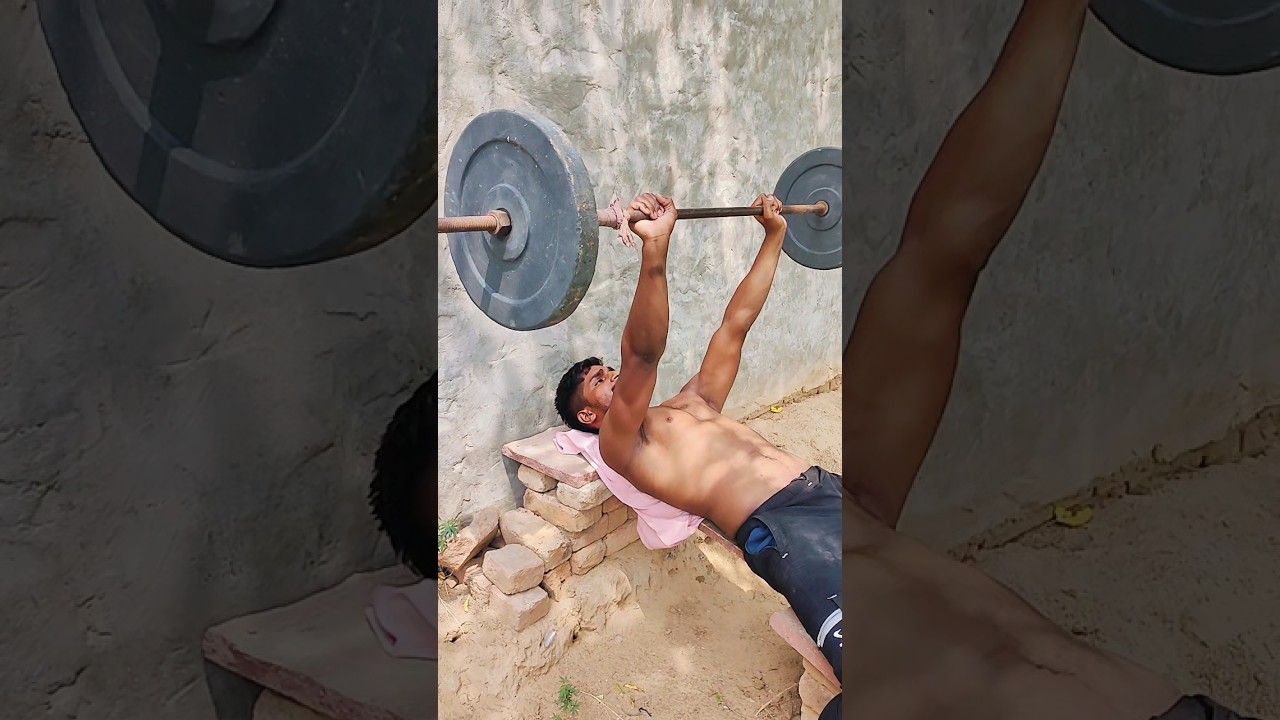 my new shortvideo workout at khet me 😱😱