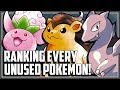 Ranking All 101 Unused Pokemon From WORST to BEST!