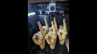 Multi-Color 3D Printed Nsfw Thing Hand By Hex3D