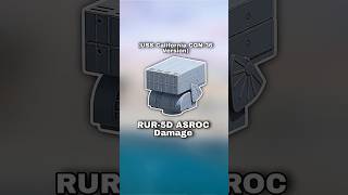 1x RUR-5D ASROC Rocket Launcher (USS California CGN36) Version Locked Weapon #modernwarships #shorts