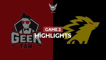 Game Highlight | ONIC Esports VS Geek Fam | MPL ID S6 Week 3 Day 3 | Game 2