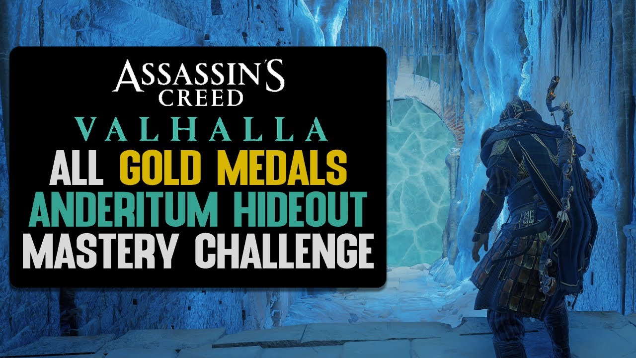 Mastery Challenge 2 Anderitum Hideout ALL Gold Medals Assassin's