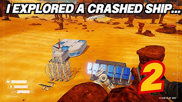 I Explored a Crashed Ship… And The Game Got Better | The Planet Crafter | Part 2