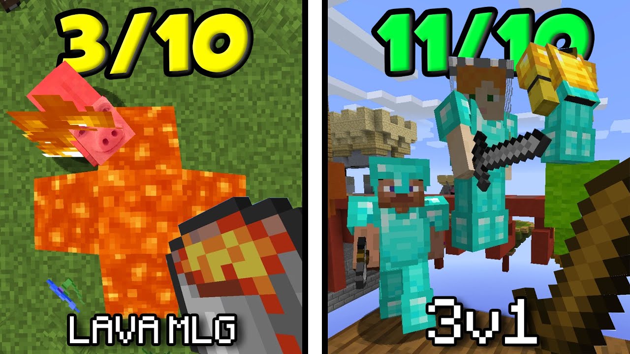 Rating your BEST Minecraft Clutches YouTube