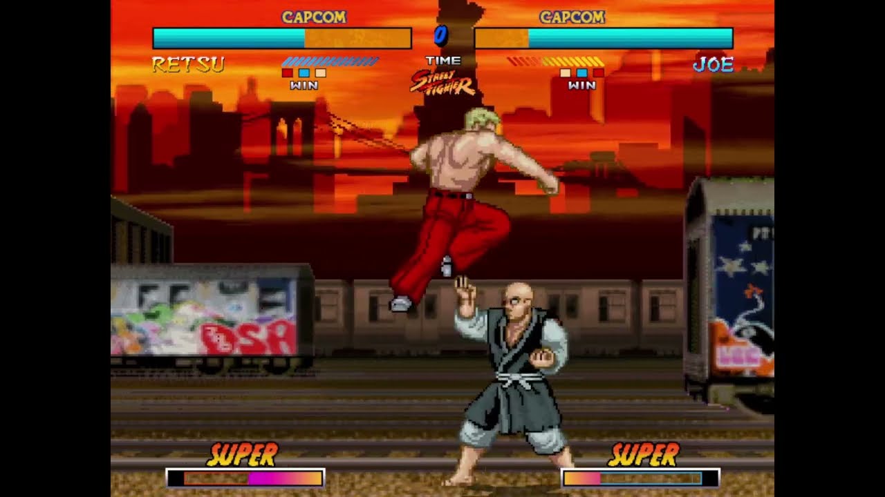 Street Fighter One Old Style - Adon vs Lee