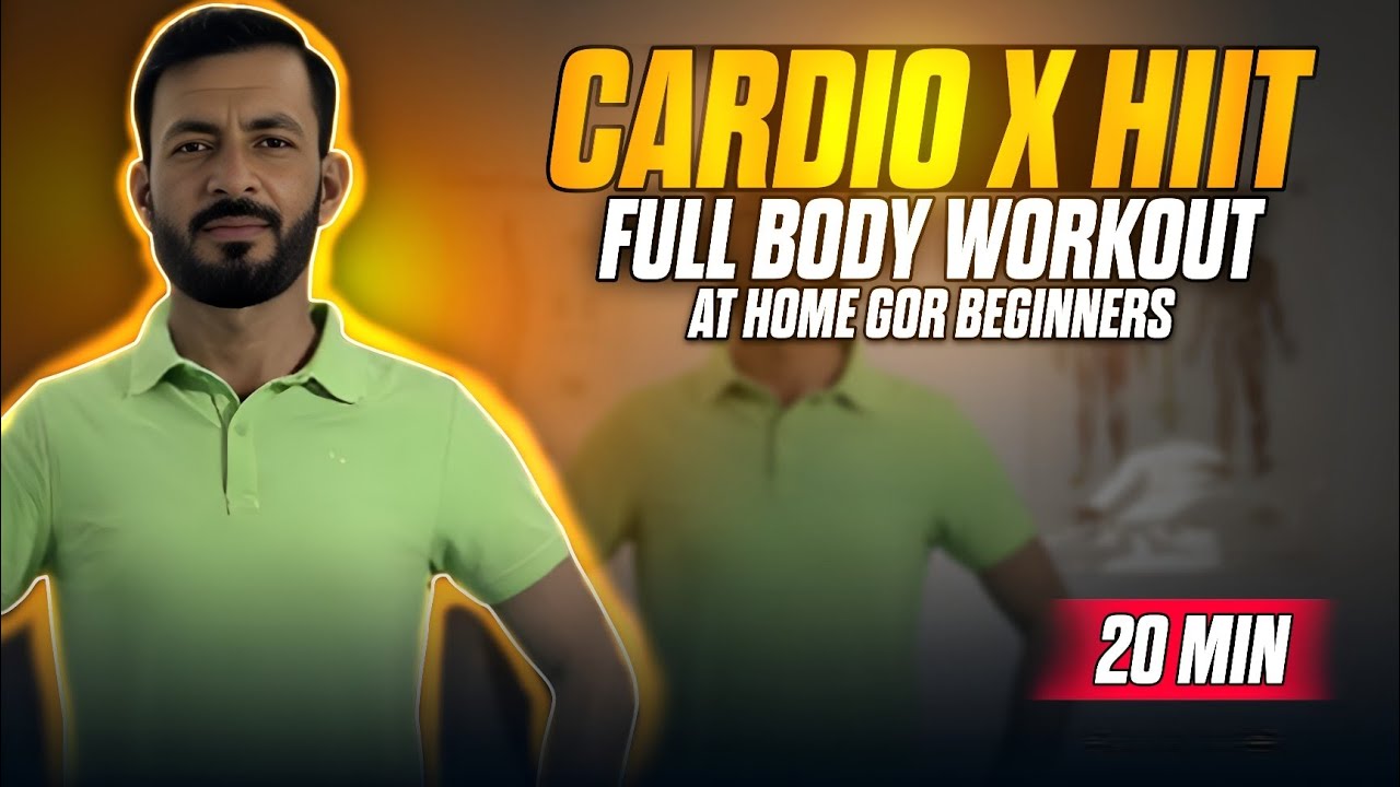 20 MIN CARDIO HIIT WORKOUT ALL STANDING -FULL BODY , NO EQUIPMENT - YouTube