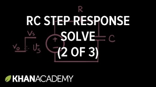 RC step response 2 of 3 solve