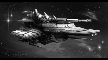 Concept Art - Starship design part 1