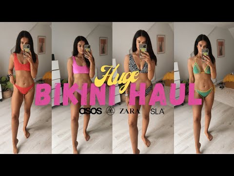 BIKINI HAUL AND TRY ON! ASOS, Zara, SLA The Label | & I HAVE AN ANNOUNCEMENT!