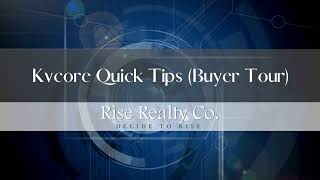 Kvcore Quick Tips: Buyer Tour