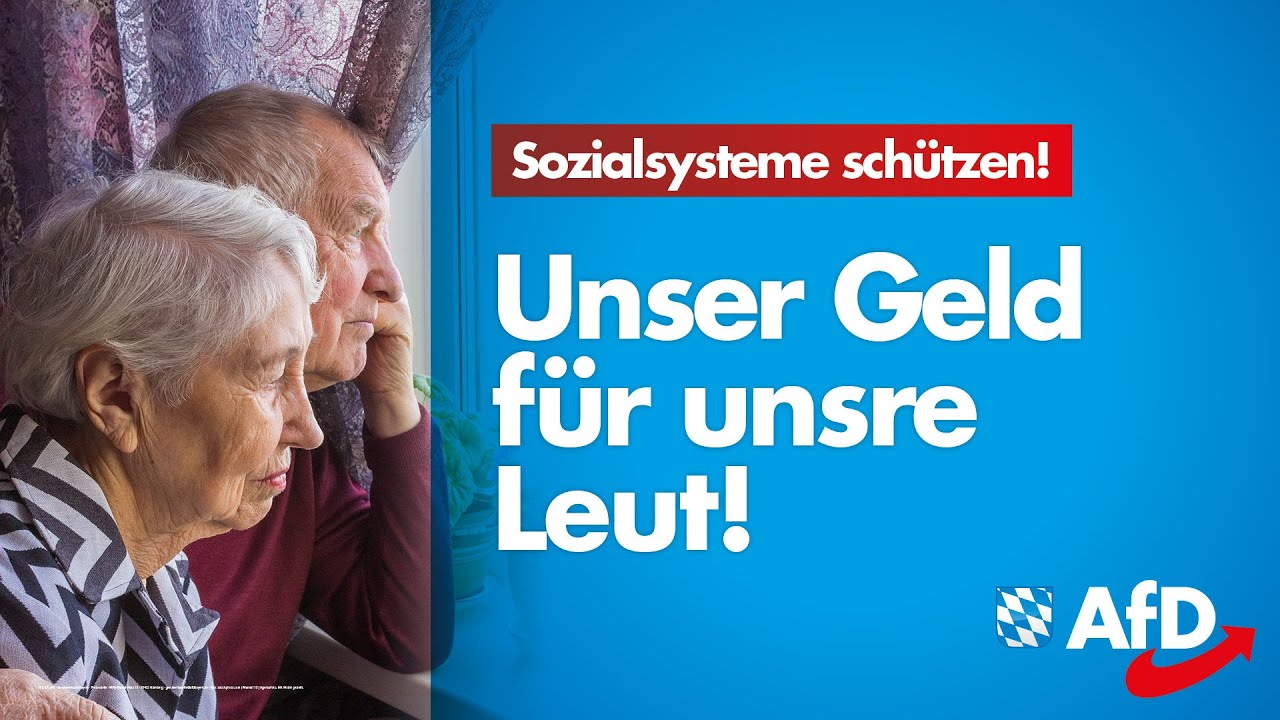 AfD Bayern zur Landtagswahl: Geld für Renten statt für illegale Migranten - YouTube