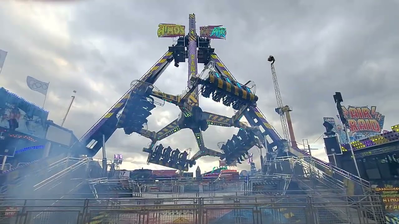 Atmos Fear Technical Park Loop Fighter Offride @ The Hoppings 2025