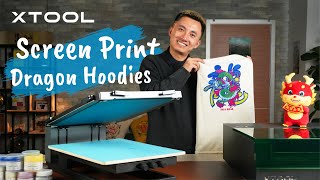 How to Screen Print a DIY Dragon Shirt for Your New Year Gift with xTool Screen Printer
