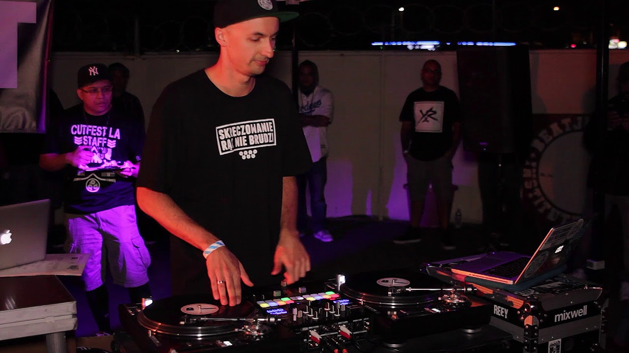 Cutfest LA 2017 Dj Falcon1 juggling round 1