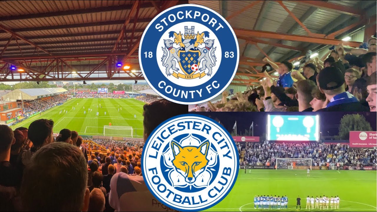 ELECTRIC ATMOSPHERE AT STOCKPORT VS LEICESTER Stockport County vs