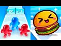 Join Blob Clash 3D VS Food Run Max Levels Unlocked Speedrun Gameplay