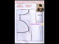 Unique Back Neck Blouse design Drafting size 32 #vairal shorts #youtube shorts #blouse drafting
