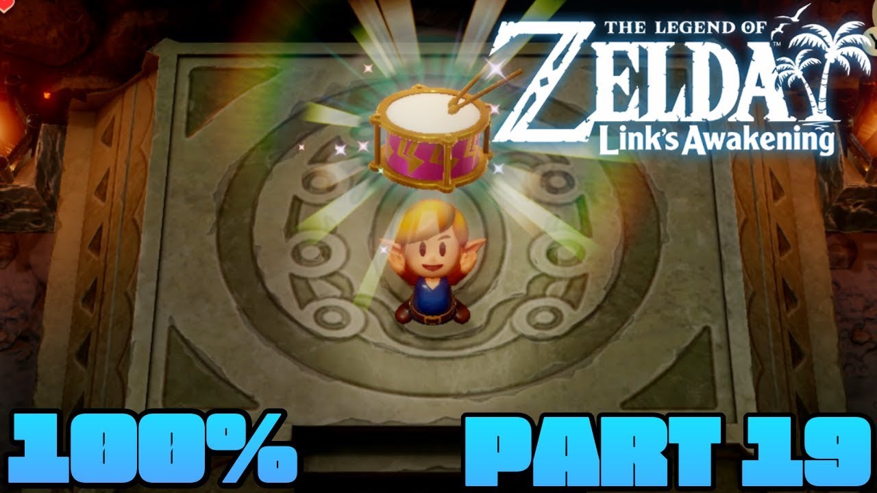 Zelda Link's Awakening 100 Walkthrough (Switch) Part 19 Turtle Rock