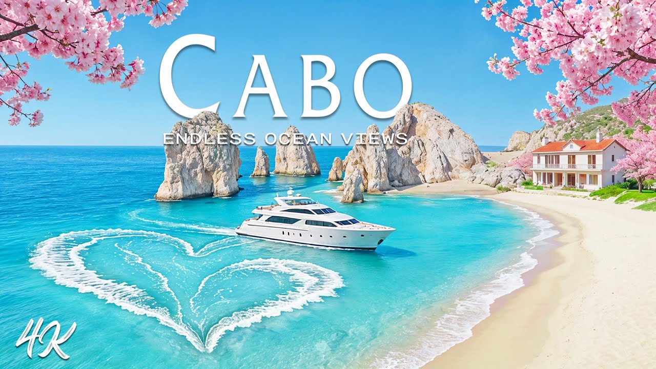 [4K] Кабо 2026 🇲🇽 Путешествие по культовым пляжам Нижней Калифорнии под ритмы Deep House Chill