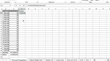 What Are Z-Scores on Microsoft Excel? : Microsoft Office Lessons