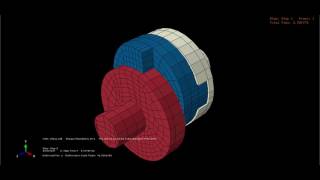SIMULIA Abaqus 6.14-1 Oldham coupling simulation