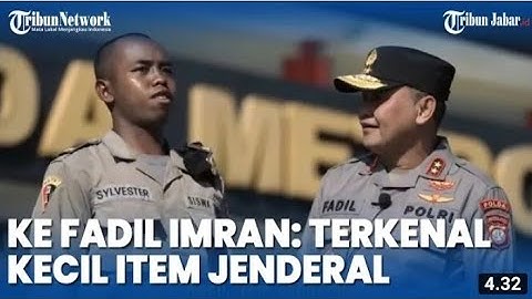 Aksi Lucu Irjen Fadil Imran Kapolda Metro Jaya dengan 3 Calon Polisi Bikin Ngakak
