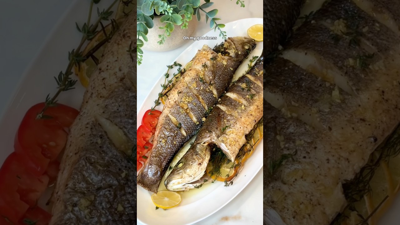 Showing Shannon (and you) how to make my Baked Fish in 15 minutes 👀