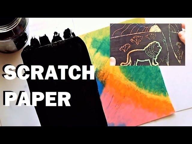 Easy Homemade Scratch Art – Art is Basic