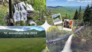 Weekend in the Appalachian mountains ⛰ Lover’s Leap, Cullasaja, and Dry Falls | Slow travel vlog