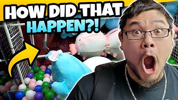 WHAT JUST HAPPEN? TONS of GIANT Plush Wins at Round 1 Deca Crane Claw Machine!