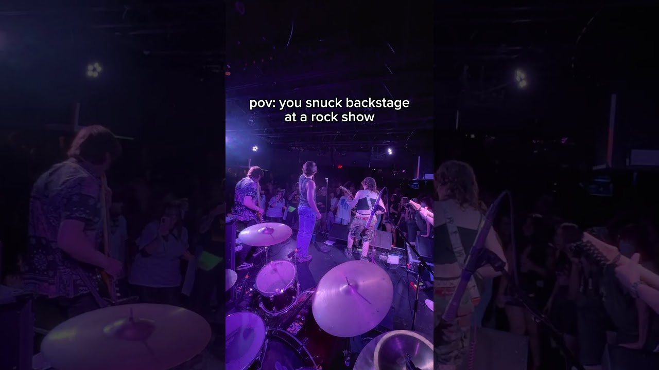 pov you snuck backstage #minneapolis #musicvideo #livemusic #newmusic #helpmemakethismakesense