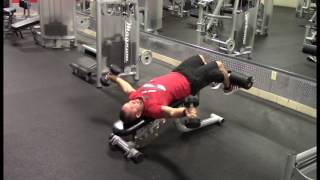 Decline Dumbbell Fly - Supinated Grip