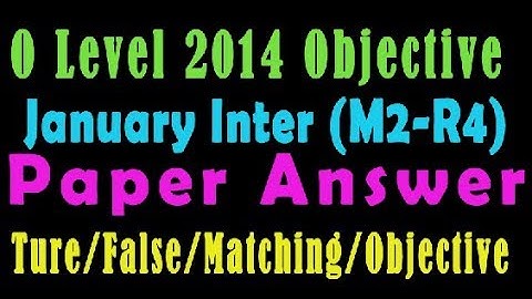 O Level Doeacc/Nielit 2014 January Solve Question INTERNET (M2-R4)Paper In English (Objection Type)