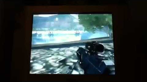 How to get out the map on favela on mw2 but its on campain