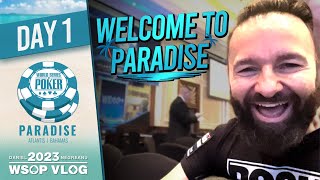 Welcome to PARADISE! - Daniel Negreanu 2023 WSOP Paradise Poker Vlog Day 1