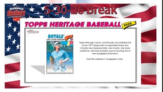 5-30-2026 2026 Topps Heritage Baseball Hobby Break #796