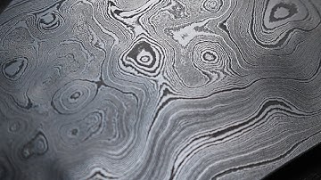 Forging a pattern welded 800 layer Khukuri knife, part 1, forging the blade.