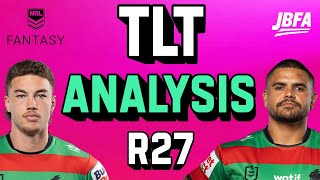 MASS RESTINGS! Did you get lucky? NRL Fantasy TLT R27