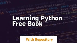 learning python free book